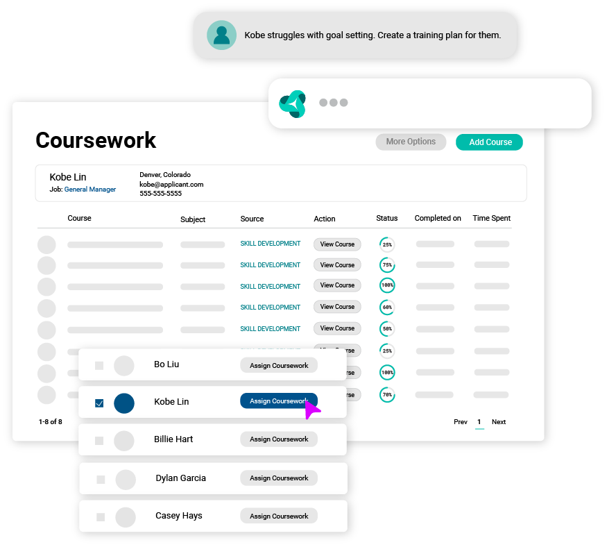 Fill skills gaps strategically with Workforce Development from Cangrade's talent management solutions.